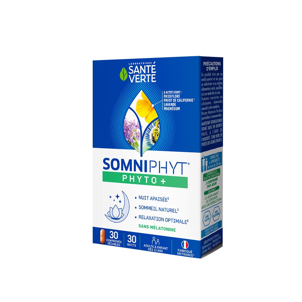 Sante Verte Somniphyt Phyto+ sueño reparador 30 comprimidos