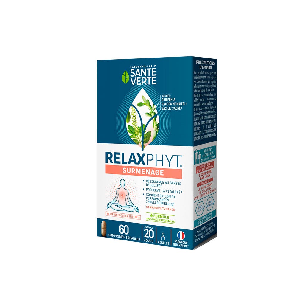Sante Verte RelaxPhyt sobreesfuerzo 60 Comprimidos