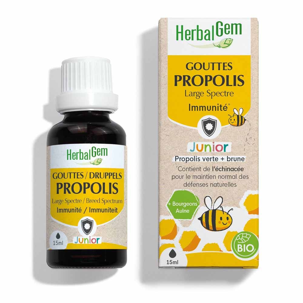 Herbalgem Propolis Gotas para Garganta Junior Bio 15ml