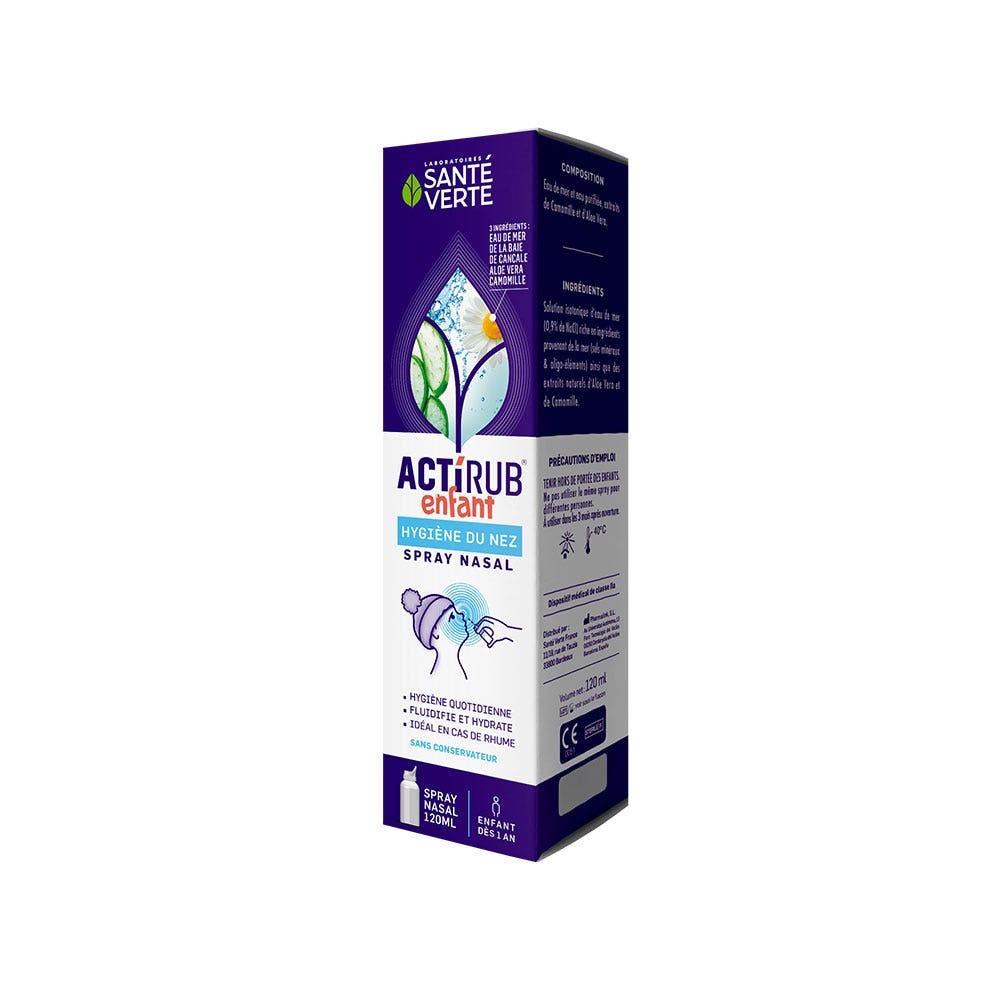 Sante Verte ActiRub Spray nasal infantil higiene nasal 120 ml