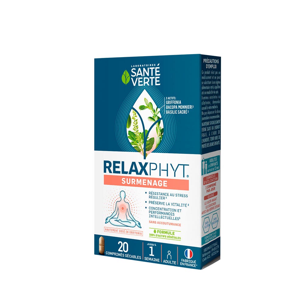 Sante Verte RelaxPhyt sobreesfuerzo 20 comprimidos