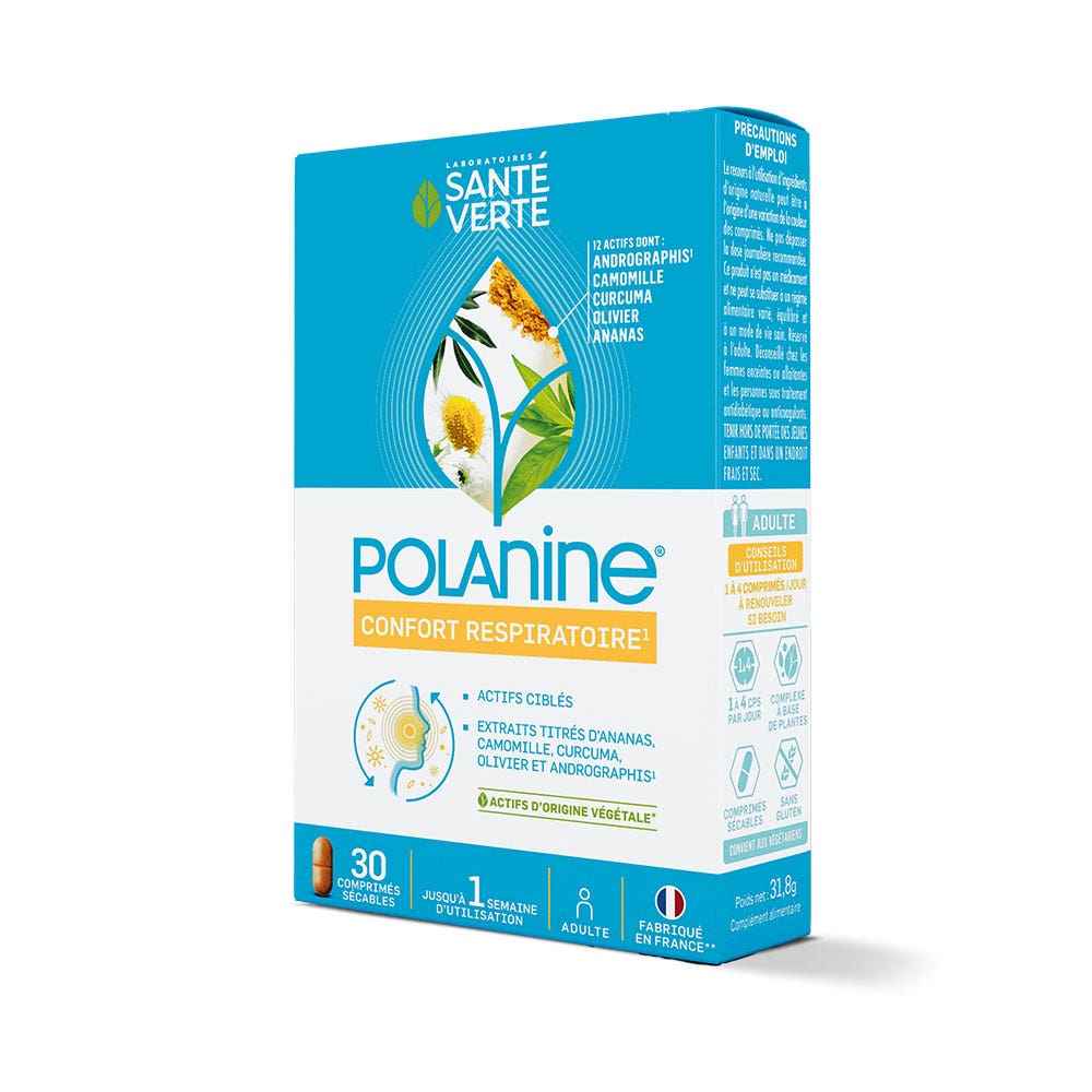 Sante Verte Confort respiratorio Polanine 30 comprimidos