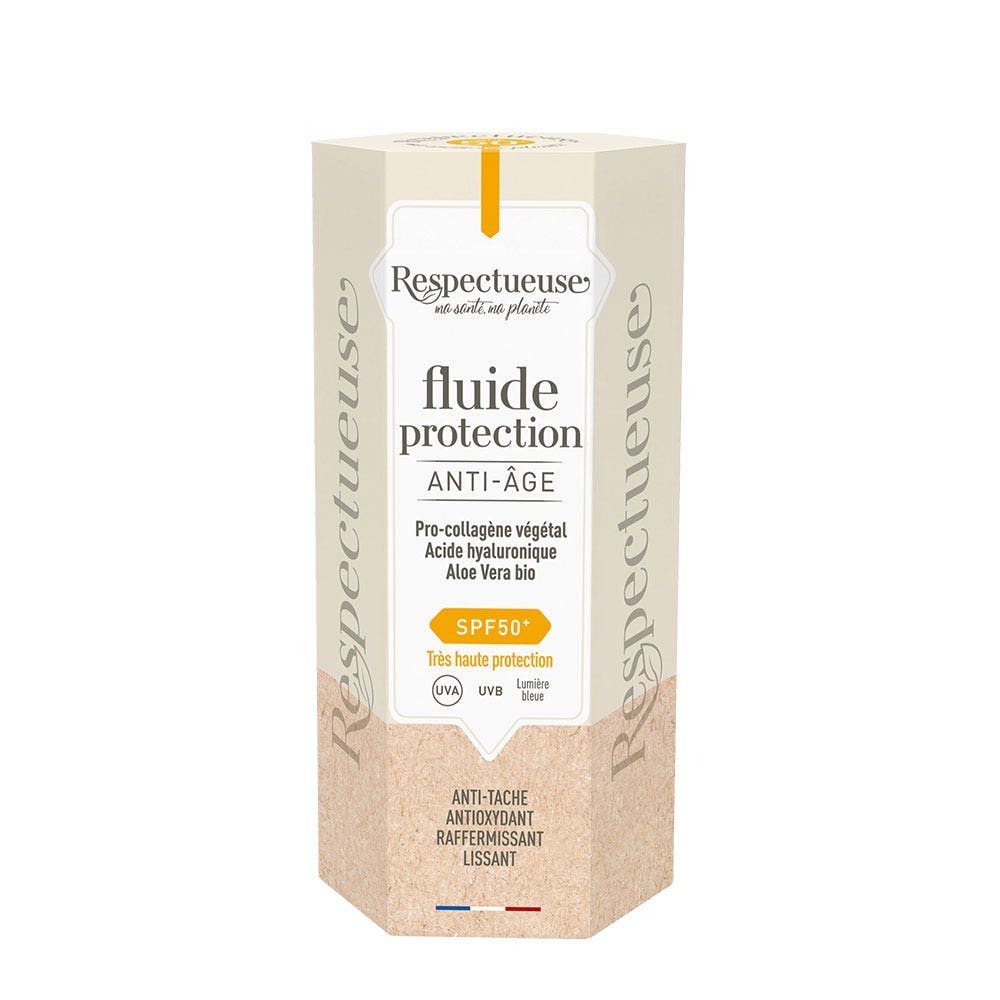 Respectueuse Fluido protección SPF50 antiedad 110 ml