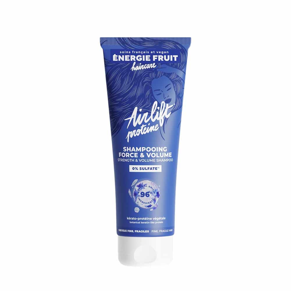 Energie Fruit Champú Airlift proteína fuerza y volumen cabello fino y frágil 250 ml
