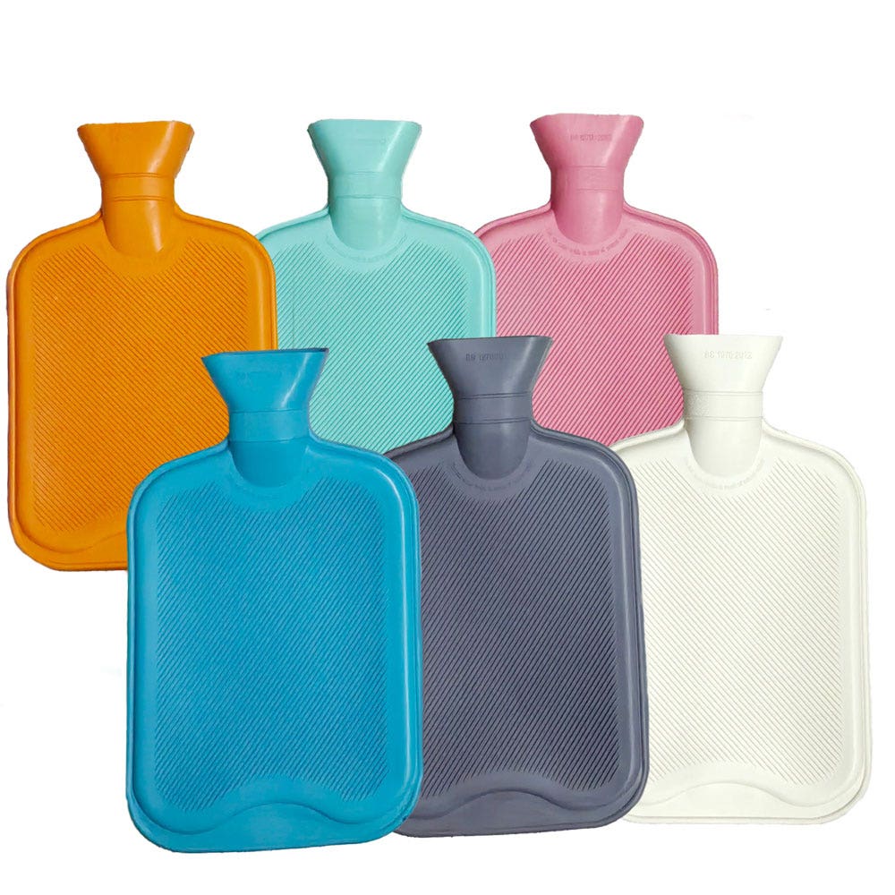 Estipharm Bolsa de agua caliente de caucho 2L pastel