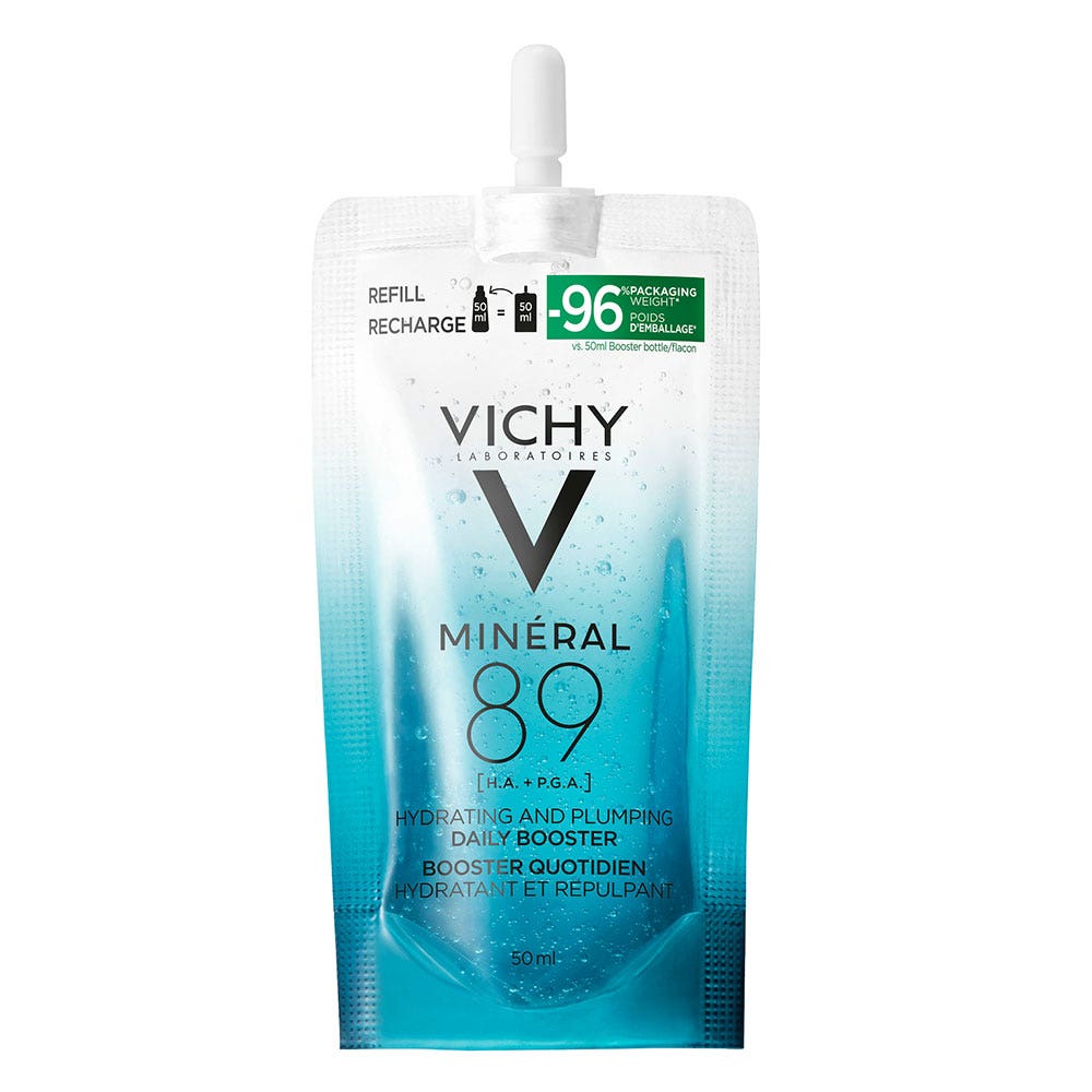 Vichy Mineral 89 Recarga sérum booster diario fortalecedor y rellenador con ácido hialurónico 50 ml