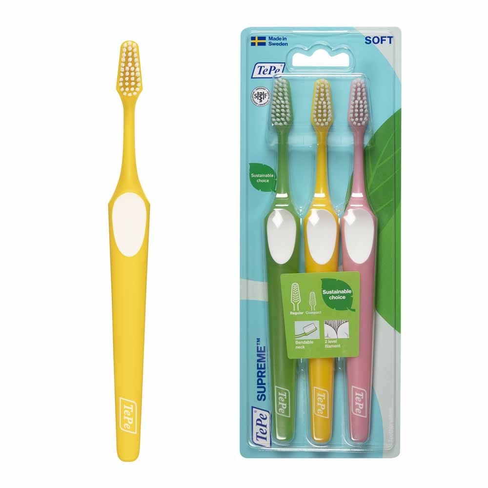 TePe Supreme Soft Cepillos de dientes suaves 3 x unidades
