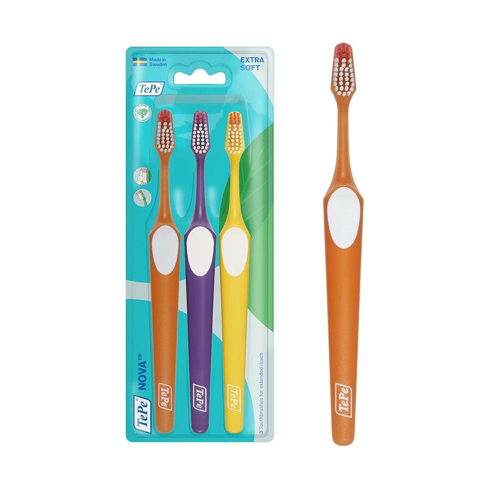 TePe Cepillo de dientes Nova extra suaves 3 x unidades