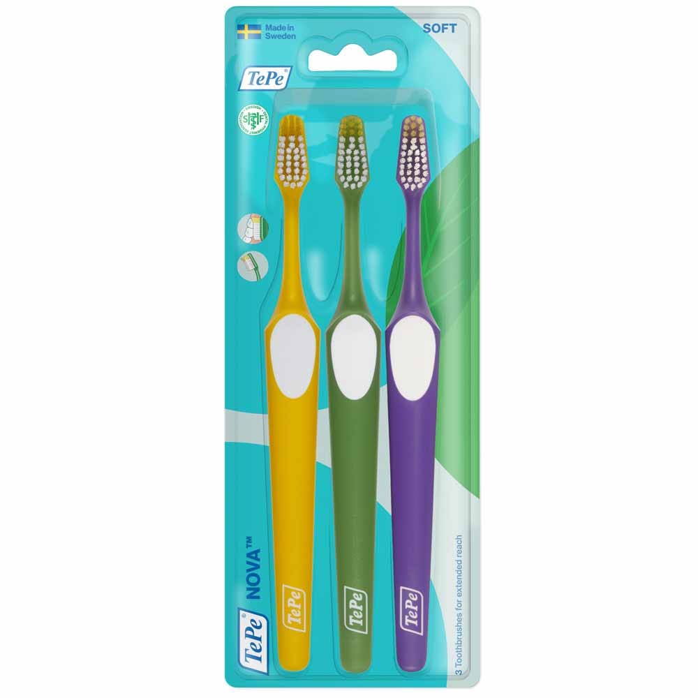 TePe Cepillo de dientes Nova suaves 2 x 3 unidades