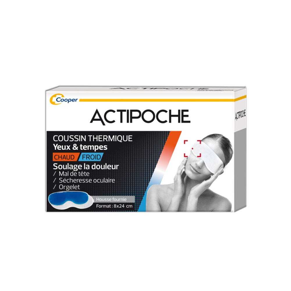 Actipoche Almohadilla térmica para ojos y sienes