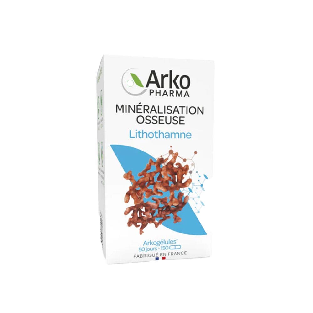 Arkopharma Arkocápsulas Articulaciones y huesos frágiles litotamnio Lithothamne 150 cápsulas