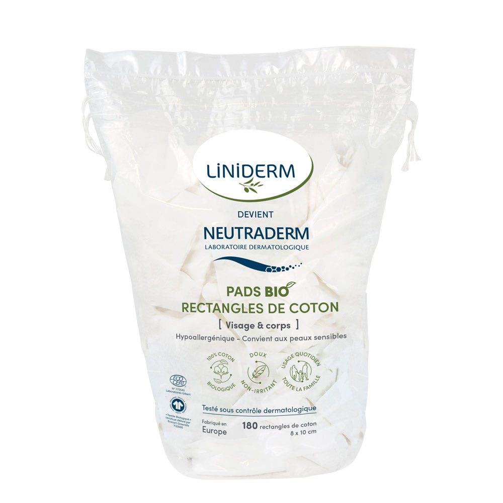 Neutraderm Discos bio 8 x 10 cm 180 unidades