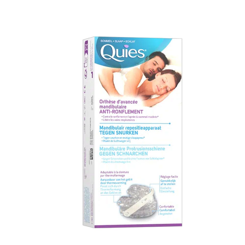 Quies Ortesis de avance mandibular Antirronquidos