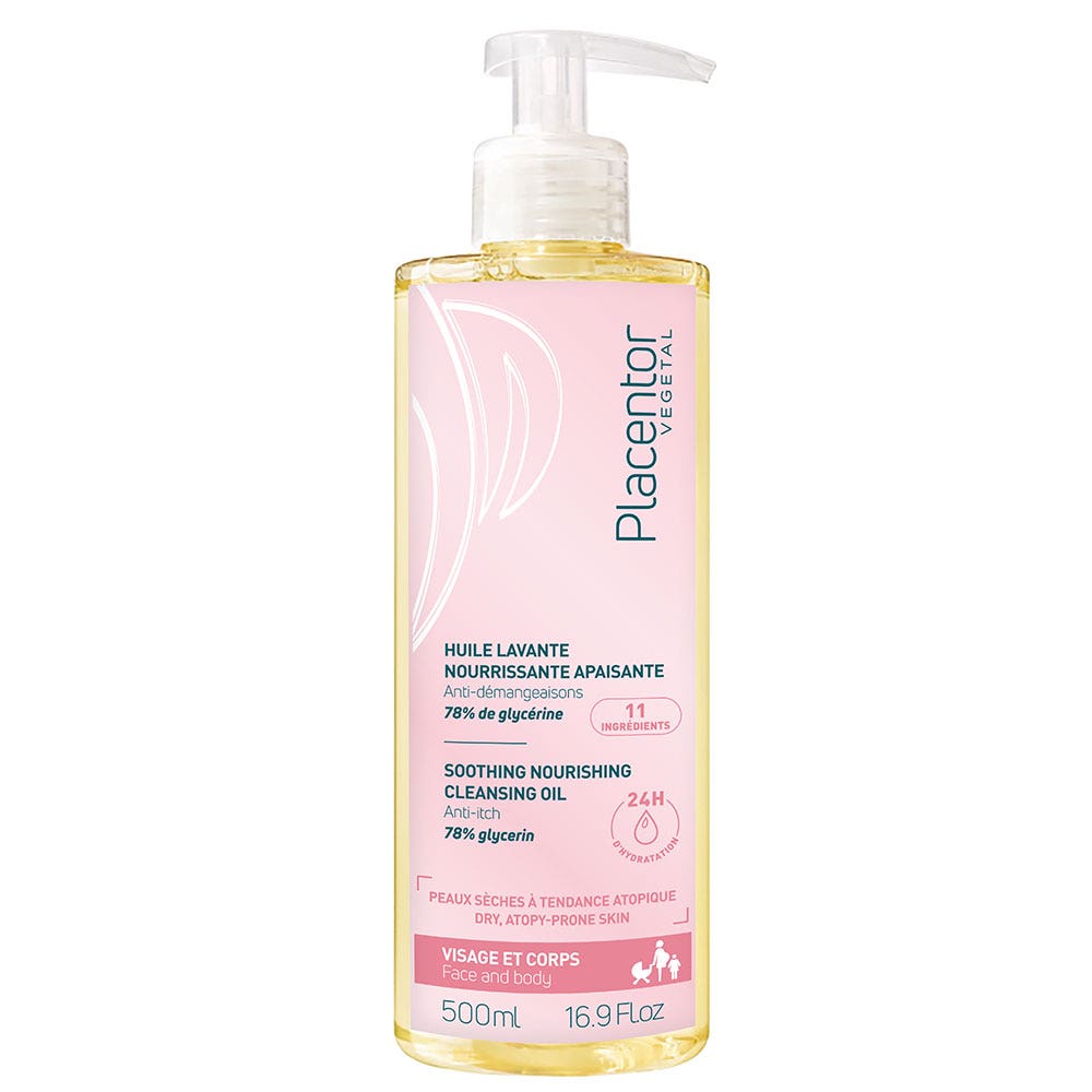 Placentor Végétal Gel limpiador nutritivo calmante 500 ml