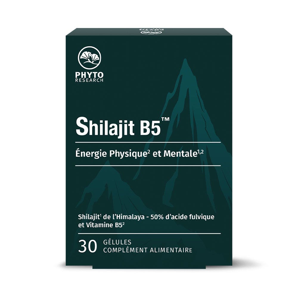 Phytoresearch Shilajit B5 30 cápsulas