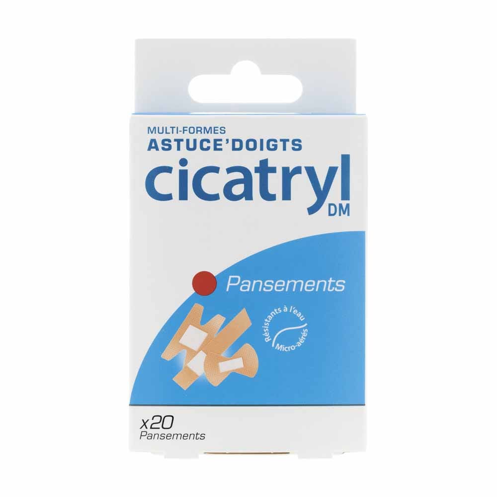 Pierre Fabre Cicatryl tiras cicatrizantes Astuce'Doigts multiformato x 20