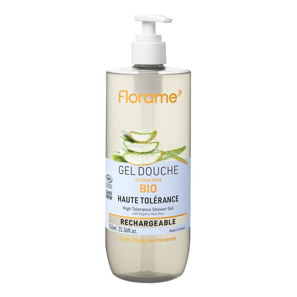 Florame Gel de ducha de Provenza alta tolerancia bio con aloe vera 750 ml