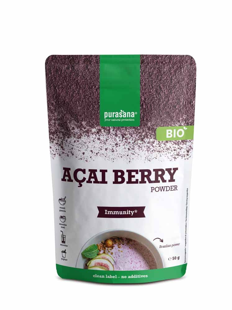 Purasana Bayas de Açaí en polvo 50 g