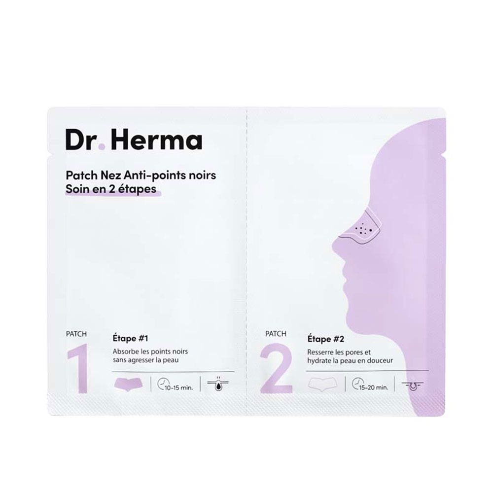 Dr. Herma Parches puntos negros 2 pasos x1 patch
