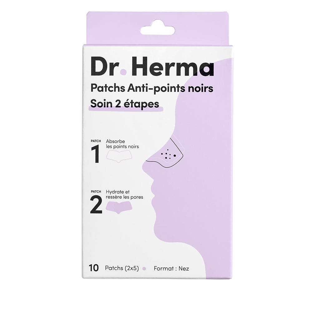 Dr. Herma Parches puntos negros 2 pasos 2 x 5 parches