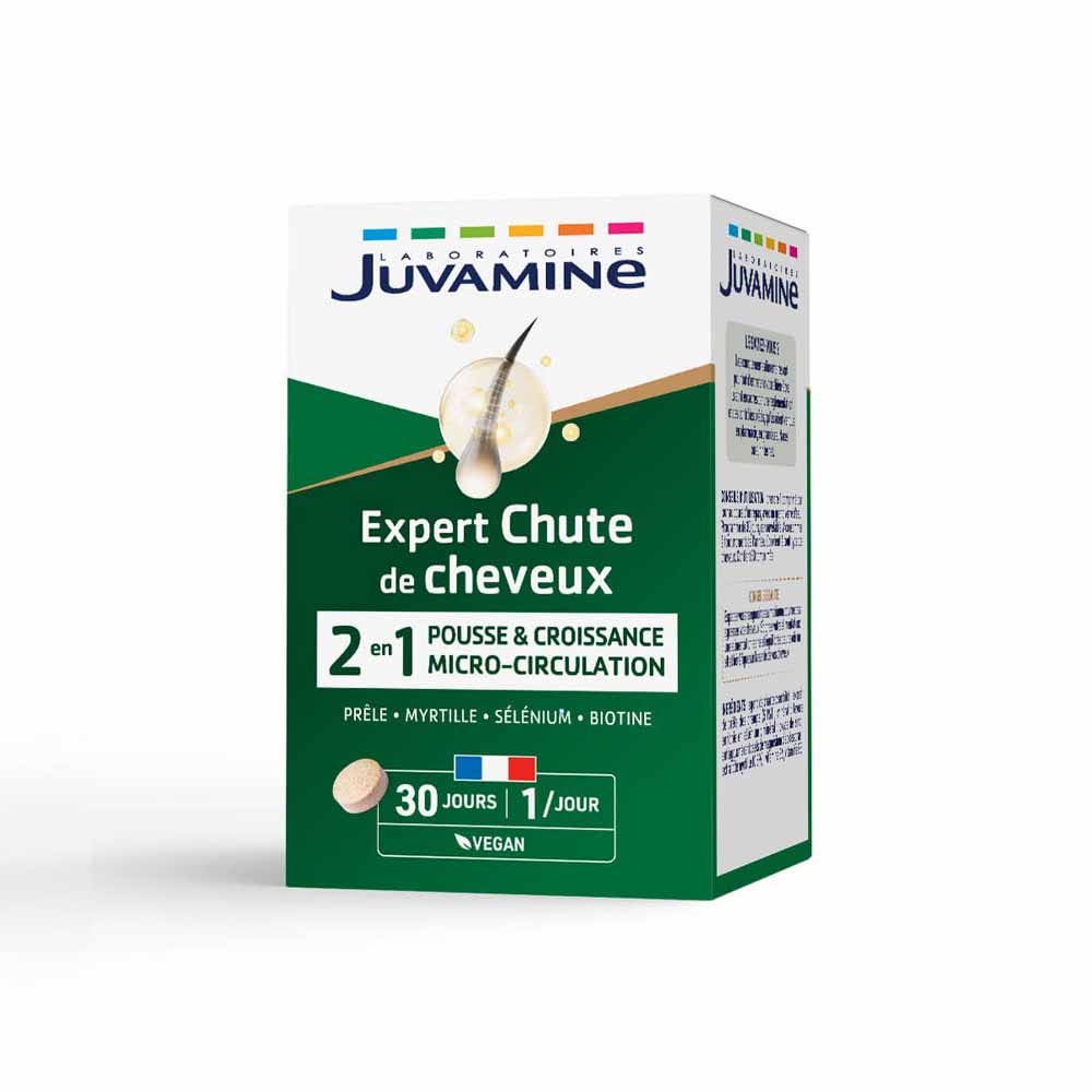 Juvamine Caída del cabello crecimiento y fuerza x30 comprimidos