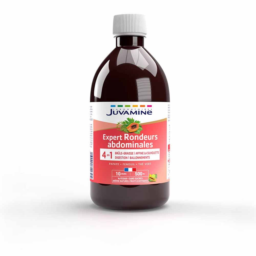 Juvamine Essentielle 45+ Redondez abdominal Sabor Frutas Exóticas 10 Días 500 ml