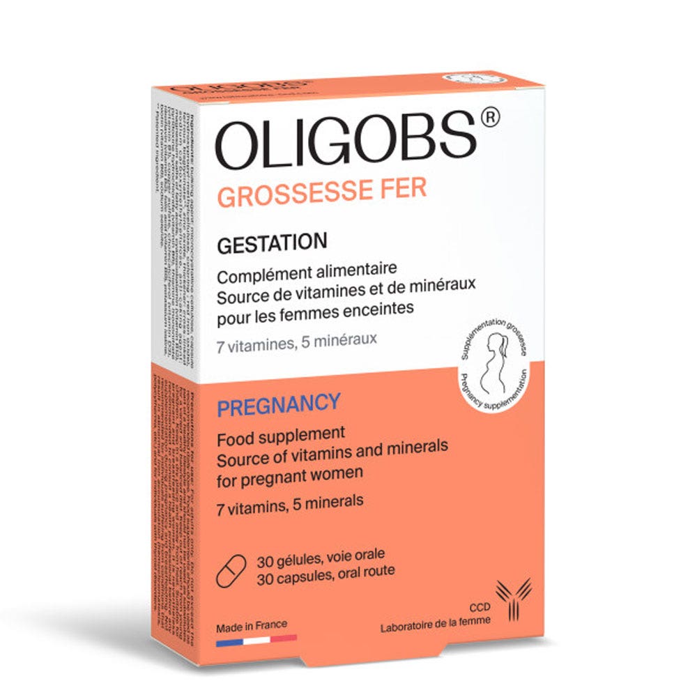 Ccd Oligobs Embarazo gestación hierro 30 cápsulas