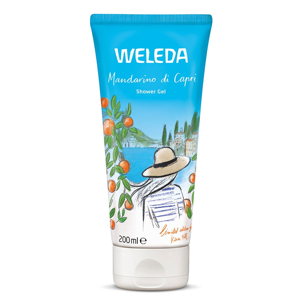 Weleda Aroma Shower Gel de ducha Mandarina Di Capri edición limitada 200 ml