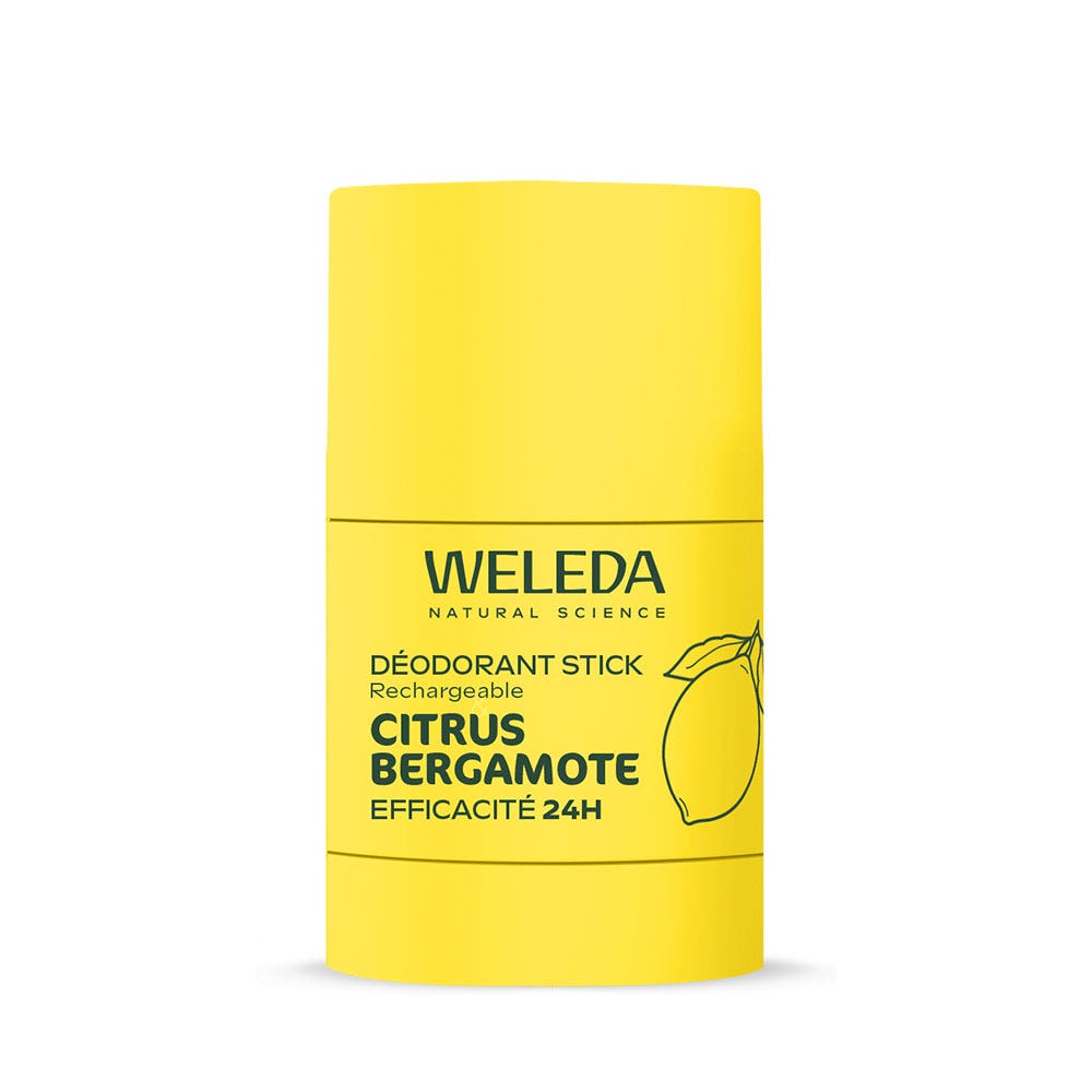 Weleda Desodorante en stick recargable bergamota cítricos 50 g