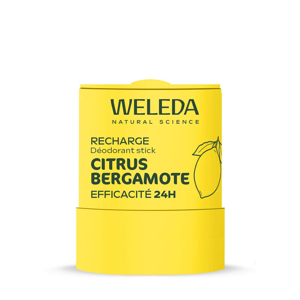 Weleda Recarga desodorante en stick bergamota cítricos 50 g