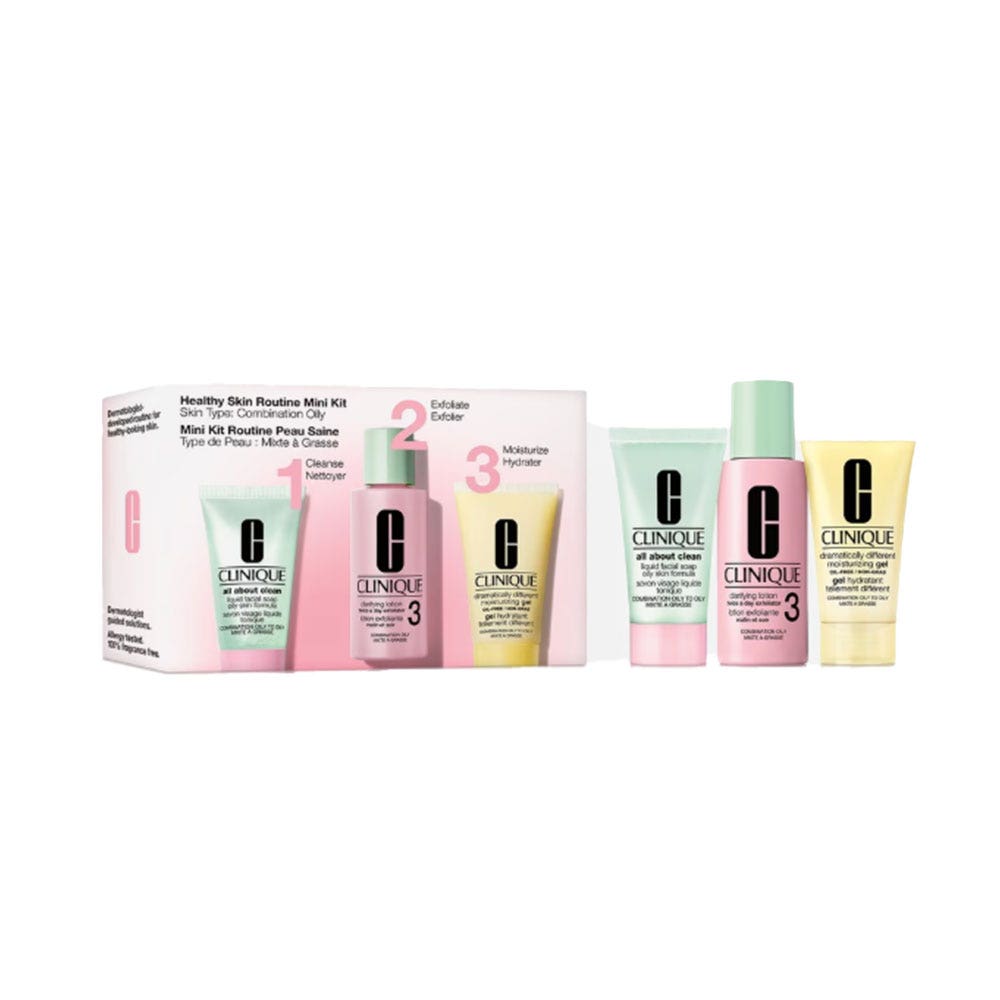 Clinique Kit piel sana Basic 3 Temps™ piel mixta y grasa