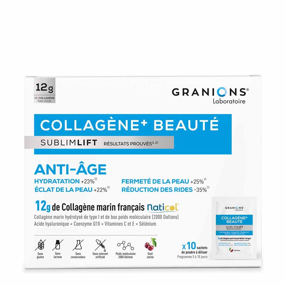 Granions SublimLift Colágeno+ belleza <strong>antiedad</strong> 10 sobres