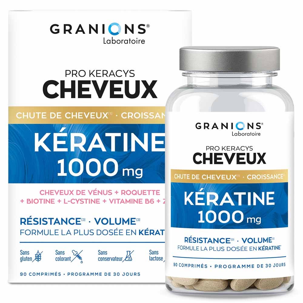 Granions Pro Keracys Cabello queratina resistencia y volumen 90 comprimidos