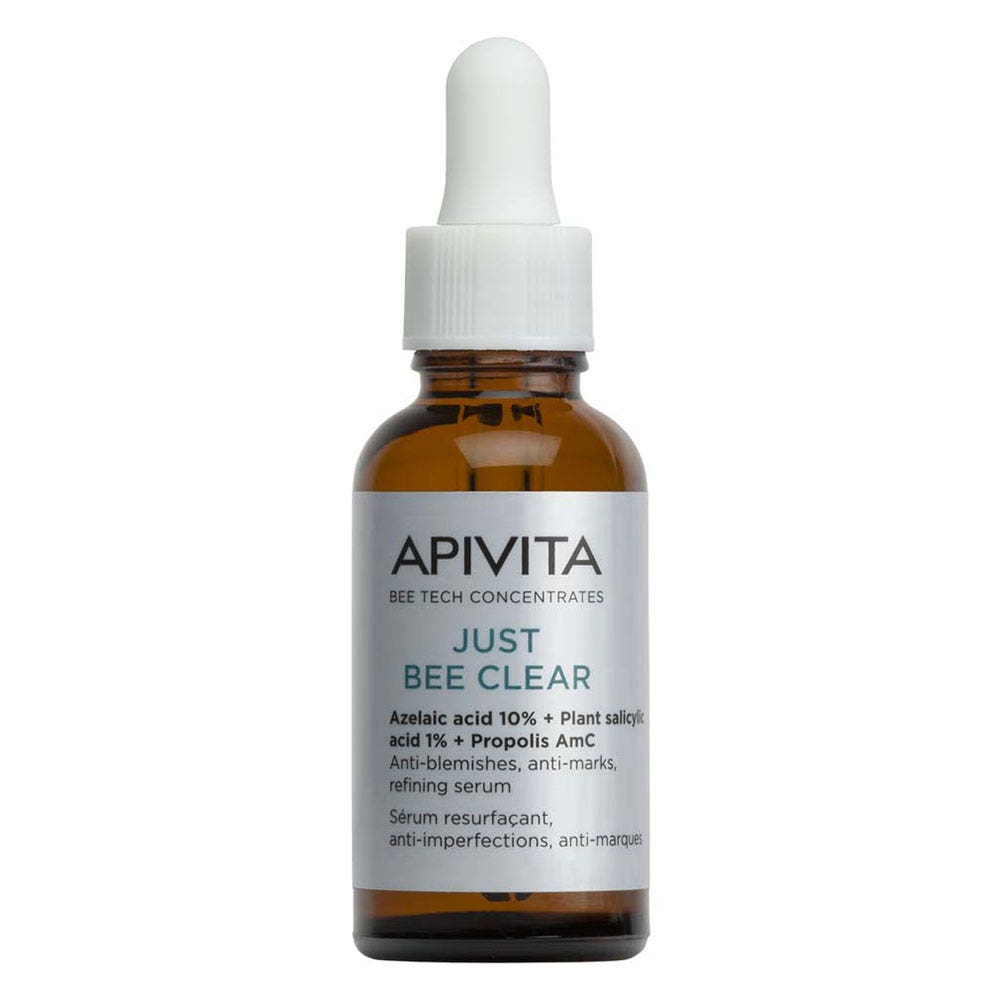 Apivita Just Bee Clear Sérum resurfacing antimperfecciones y antimanchas 30 ml