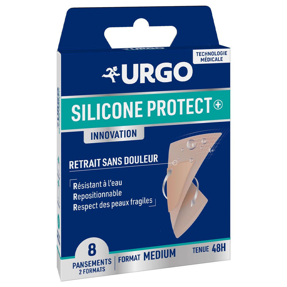 Urgo Silicone Protect+ Tiras formato grande 5 x