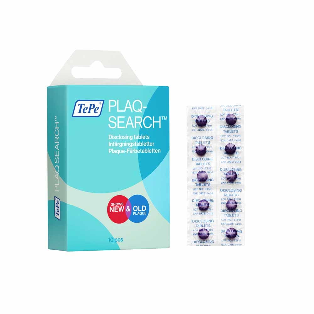 TePe PlaqSearch™ Pasta de mascar reveladora de placa dental x12