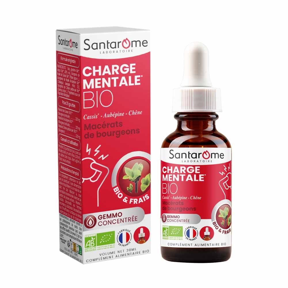 Santarome Gemmo Macérat de yema de carga mental bio 30 ml