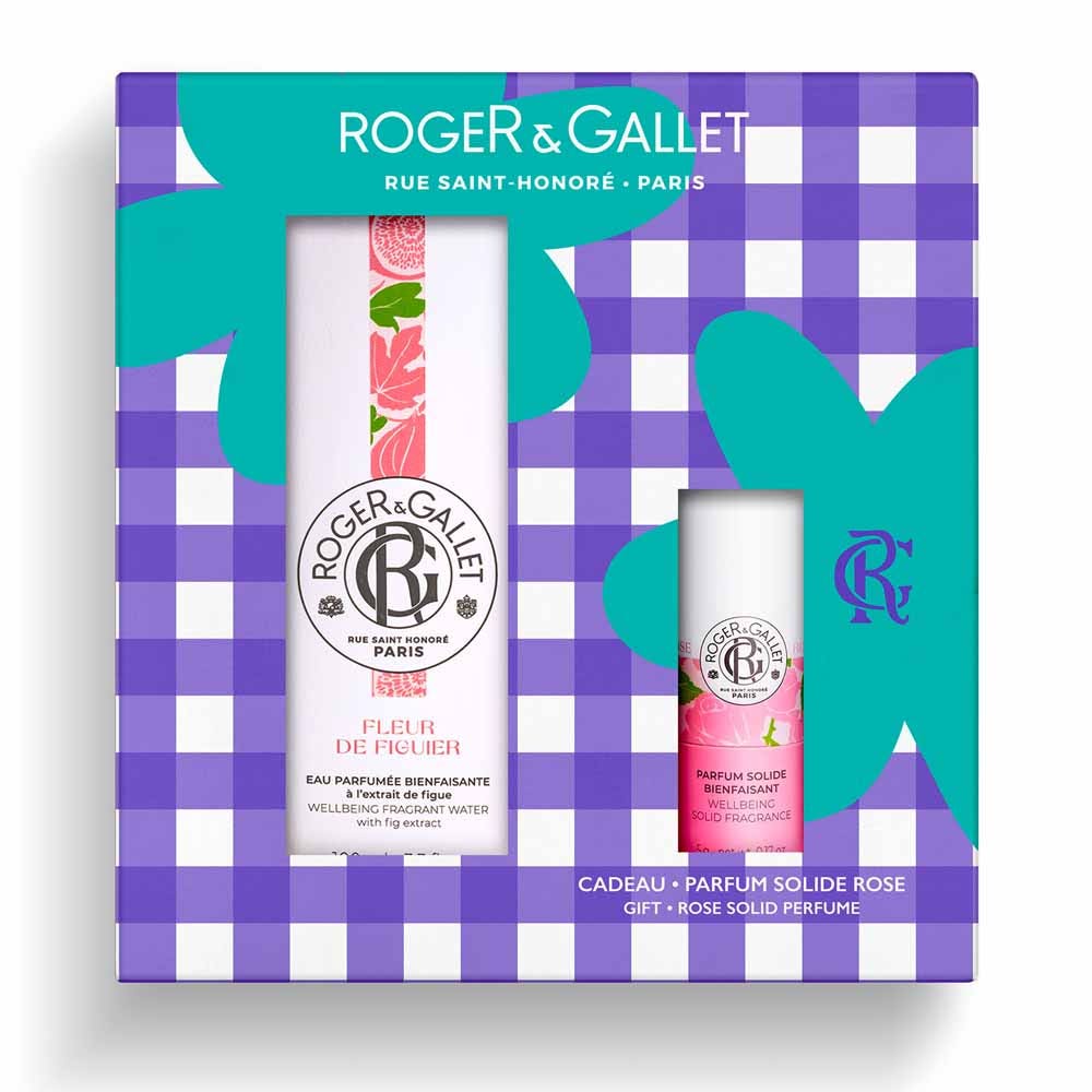 Roger & Gallet Pack Eau de Parfum Fleur de Figuier 100 ml + Perfume sólido 5 g