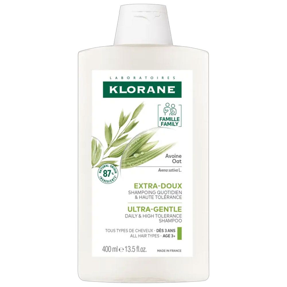 Klorane Avena Champú extra suave todos tipos de cabello 400 ml