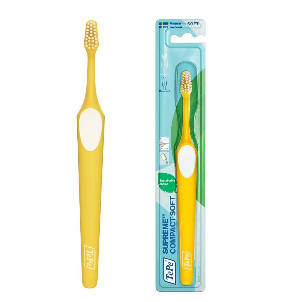 TePe Cepillo de dientes compacto Supreme suave