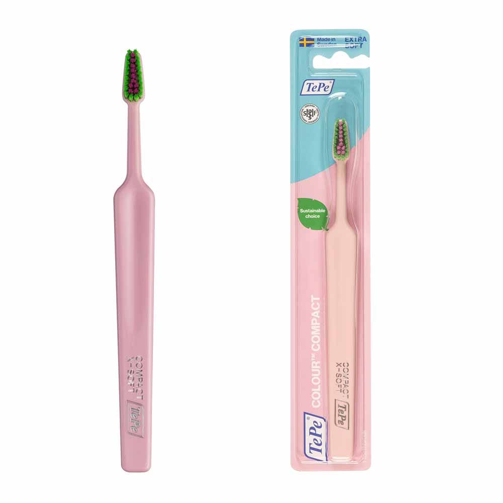 TePe Colour Soft Cepillo de dientes extra suave compacto