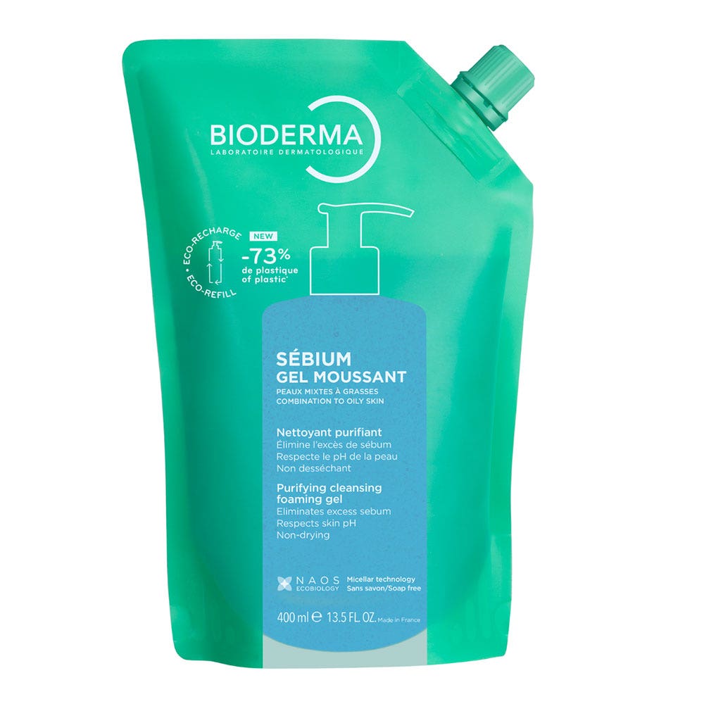 Bioderma Sebium Recarga eco gel espumoso 400 ml