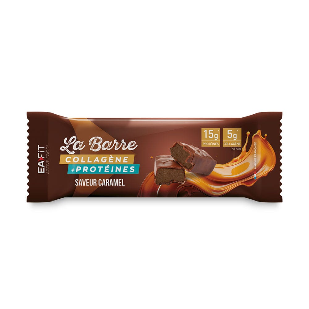 Eafit Active Food Barra proteica con colágeno sabor caramelo