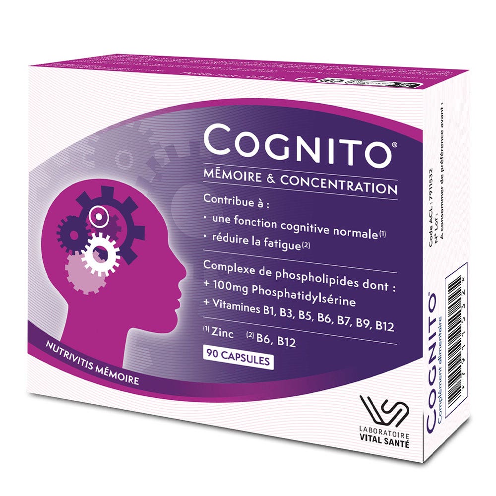 Vital Santé Cognito memoria 90 cápsulas