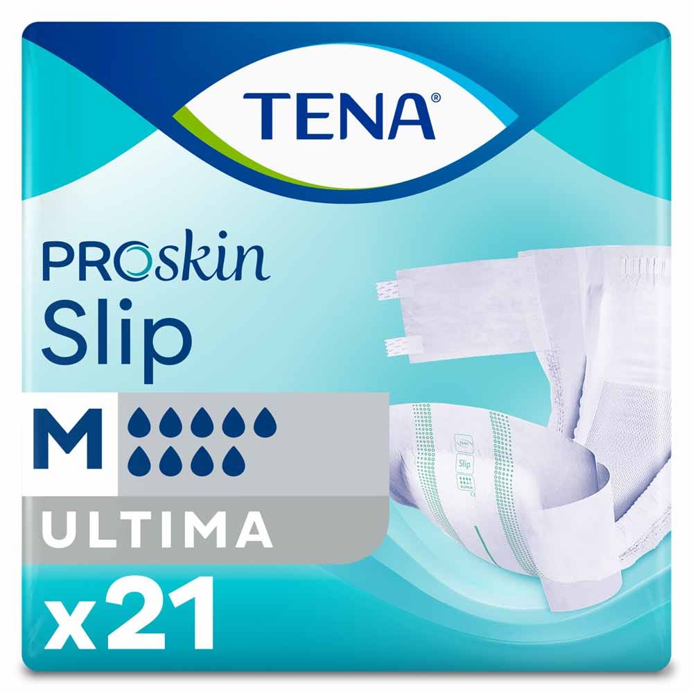 Tena Slip ProSkin Ultima talla M cambios completos 21 unidades