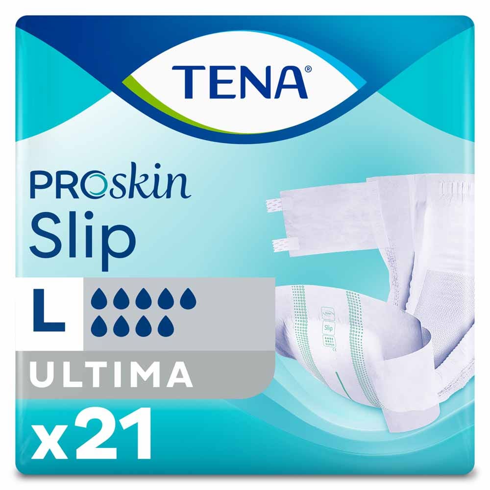 Tena Slip ProSkin Ultima talla L cambios completos 21 unidades