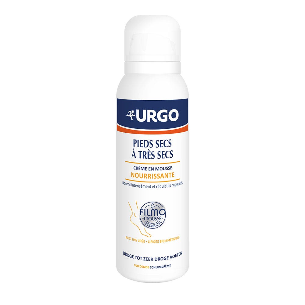 Urgo Crema de espuma nutritiva para pies muy secos 125 ml