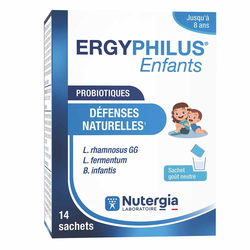 Nutergia Ergyphilus Microbiota infantil sabor neutro 14 sobres