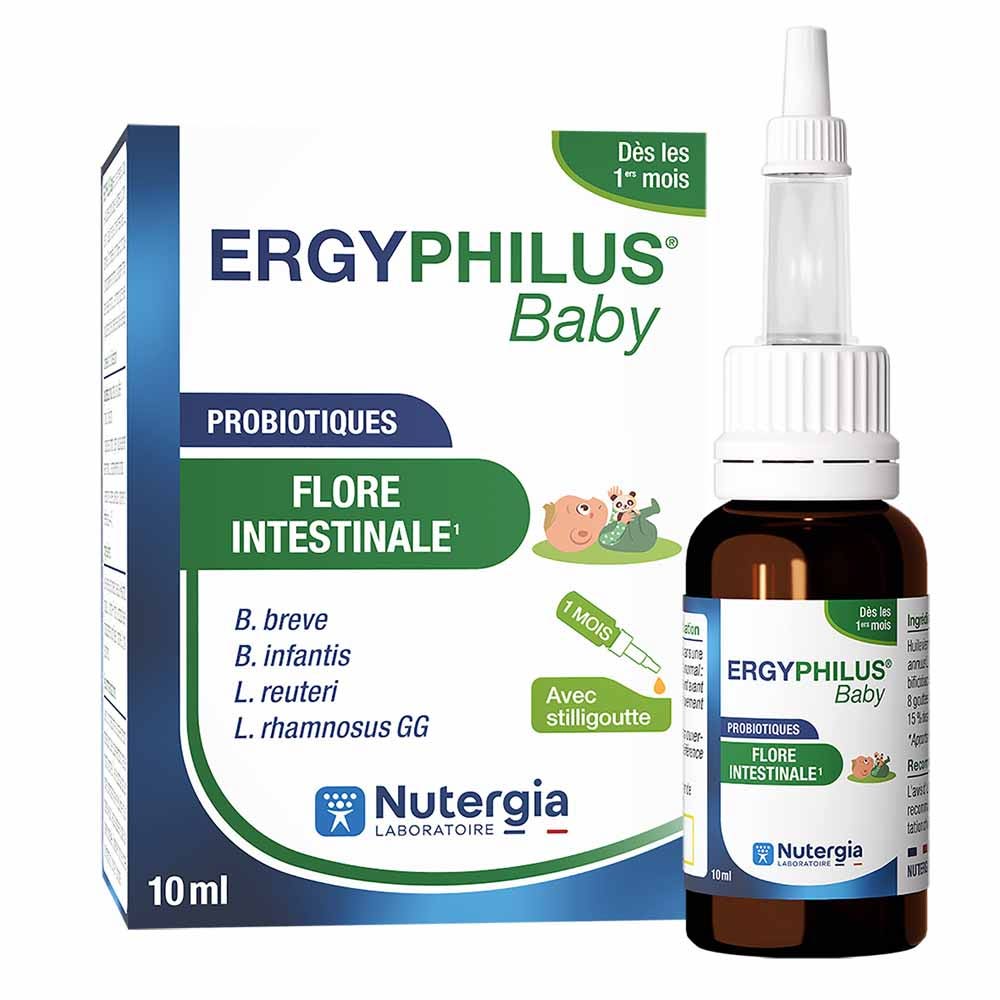 Nutergia Ergyphilus Microbiota Baby gotas a partir de 1 mes 10 ml