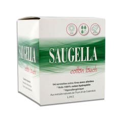 Saugella CottonTouch Compresas Touch Algodon 14 Dias x14